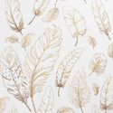 FOKRIM 300 cm gold white feather 45x300