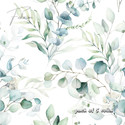 FOKRIM 300 cm ST floral green white