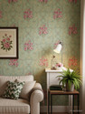 FOKRIM 300 cm ST- green pink rose