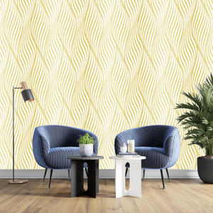 fokrim 200 cm x 60 cm waterproof decorative vinyl wallpaper gold