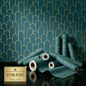 fokrim 300 cm x 45 cm waterproof decorative vinyl wallpaper