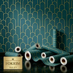 fokrim 300 cm x 45 cm waterproof decorative vinyl wallpaper