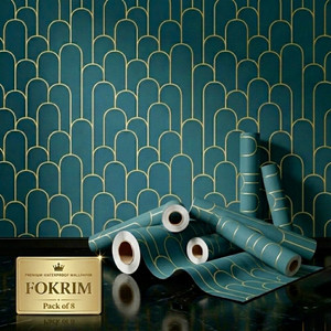 fokrim 300 cm x 45 cm waterproof decorative vinyl wallpaper
