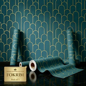 fokrim 300 cm x 45 cm waterproof decorative vinyl wallpaper