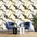 FOKRIM 200 cm x 60 cm Waterproof Decorative Vinyl Wallpaper (Grey)