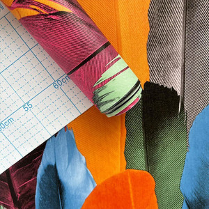 fokrim 100 cm x 45 cm waterproof decorative vinyl wallpaper multicolor