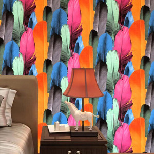 fokrim 200 cm x 45 cm waterproof decorative vinyl wallpaper multicolor