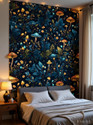FOKRIM 300 cm x 45 cm Waterproof Floral & Botanical Vinyl Wallpaper