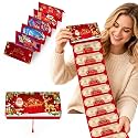 Foldable 10 Slot Christmas Red Envelope, 2027 New Christmas Cash Envelopes, Portable Holiday Cash Gift Envelopes, Decorative Christmas Cash Holder Envelopes for Family Gatherings (1, Red)