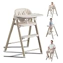 Foldable Baby High Chair to Toddler Tower, Kids Step Stool, Toddler Chair