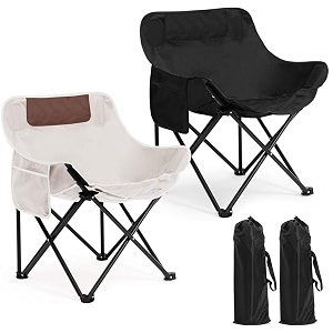 foldable chair for travelling side pocket with easy to carry portable foldable chair for camping travel amp beach comfortable seating outdoor or indoor use travelling chair pack of 1