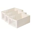 Closet Organizers And Storage, 3 Pack Closet Storage Bins Linen Closet Baskets for Cupboard Organization Foldable wardrobe Organizer Bins with Clear Window For Organizing Clothing, Jeans, Shelves