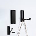 Foldable Coat Hooks 2 Pack,Heavy Duty Wall Hooks for Hanging Coats Towels Backpacks Bags Matte Black Towel Hooks for a Functional Home (Matte Black, 2)