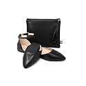 Foldable Flats for Women, Ankle Strap Purse Shoes for Wedding &amp; Travel