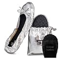 Silky Toes Foldable Flats for Women, Ballet Shoes for Wedding &amp;Travel