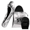 Silky Toes Foldable Flats for Women, Ballet Shoes for Wedding &amp;Travel