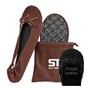 Silky Toes Foldable Flats for Women, Ballet Shoes for Wedding &amp;Travel