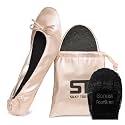 Silky Toes Foldable Flats for Women, Ballet Shoes for Wedding &amp;Travel