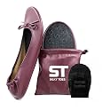 Foldable Flats for Women, Portable Ballet Shoes for Wedding &amp;Travel Comfort