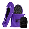 Silky Toes Foldable Flats for Women, Ballet Shoes for Wedding &amp;Travel