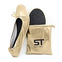 Silky Toes Foldable Flats for Women, Ballet Shoes for Wedding &amp;Travel