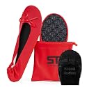 Silky Toes Foldable Flats for Women, Ballet Shoes for Wedding &amp;Travel