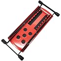 Foldable Guitar Footstool With 6 Adjustable Heights Portable Steel Frame And Slip Rubber Base For Acoustic Electric Bass