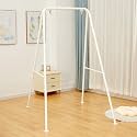 Foldable Hammock Stand, Portable Chair Stand, Heavy Duty Folding Frame for Indoor or Outdoor, 300 lbs Capacity, Easy to Assemble &amp; Store (Chair Not Included) - White