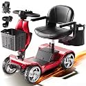 Foldable Lightweight Mobility Scooters for Seniors &amp; Adults 330LBS Capacity