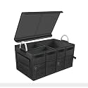 Foldable Oxford Storage Box for Luggage and Back Accessories - Durable, Space-Saving Organizing Bag for Travel, Home, and Office Storage Solutions