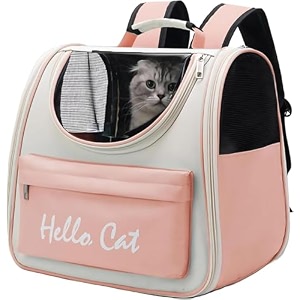 foldable pet carrier backpack l collapsible travel pet carrier l breathable design pet carrier backpack for hot weather travel hiking ventilated touring l pet case l pet travel carrier