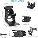 Foldable Self Lock Hinges Heavy Duty Folding Brackets with Screws Lock Extension Support for Table Leg,Bed Leg,Workbench,Laundry Garage Boats Furniture. (2)