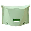 Folding Camping Stool with Storage Bag, Portable Foldable Plastic Basket with Handle, Multicolour, for Camping, Picnic, Travel and Home Use, 1 Piece
