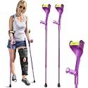 Folding Forearm Crutches Adults, Walking Crutches Women and Men