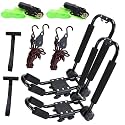 Folding Kayak Roof Rack J-Bar Adjustable