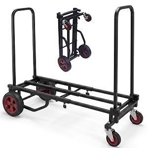 Folding Platform Cart Trolley Adjustable 27.52-44.25 inch
