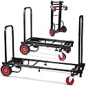 Folding Platform Cart Trolley, Adjustable 27.52-44.25", Heavy Duty 200 lb
