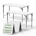 Folding Table 4 Foot - 3-Position Adjustable