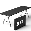 Folding Table 8FT Foldable Picnic Table with