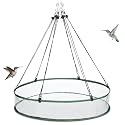 FoldTier 1 Piece Bird Seed Catcher Tray Hanging Round Mesh,24 Inch