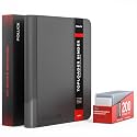 Foluck 9 Pocket Top Loader Binder Trading Card Binder Holds 252 Toploaders