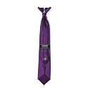 FOMANN Mens Clip on Ties Solid Uniform Clip-on Neck Ties for Police and Security Pullaway Clip Ties