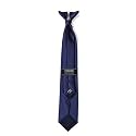 FOMANN Mens Clip on Ties Solid Uniform Clip-on Neck Ties for Police and Security Pullaway Clip Ties