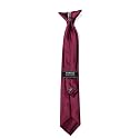 FOMANN Mens Clip on Ties Solid Uniform Clip-on Neck Ties for Police and Security Pullaway Clip Ties