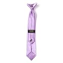 FOMANN Mens Clip on Ties Solid Uniform Clip-on Neck Ties for Police and Security Pullaway Clip Ties