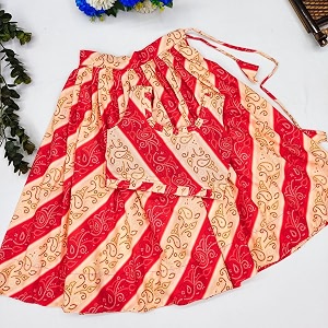 FOND FASHION Kids printed Lehenga with embroidered