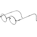 FONEX Titanium Glasses Frame Men,Vintage Retro Round Ultralight Optical Eyeglasses Women Vintage Eyewear