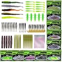 FONMANG Fishing Lures - Tackle Box with Tackle Included, Fishing Kit with VIBs, Frogs, Minnows, Soft Baits, Hooks & Weights Accessories, Freshwater Lure Kit for Bass Walleye Trout