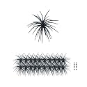 FONMANG Urchin Baits for Bass Fishing, Creature Bait Dice Baits 1.5/2.7/3.5/4.3/5.1 inches Fuzzy Dice Fishing Lures with Rubber Legs, Fishing Lure for Freshwater
