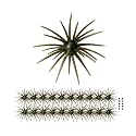 FONMANG Urchin Baits for Bass Fishing, Creature Bait Dice Baits 1.5/2.7/3.5/4.3/5.1 inches Fuzzy Dice Fishing Lures with Rubber Legs, Fishing Lure for Freshwater